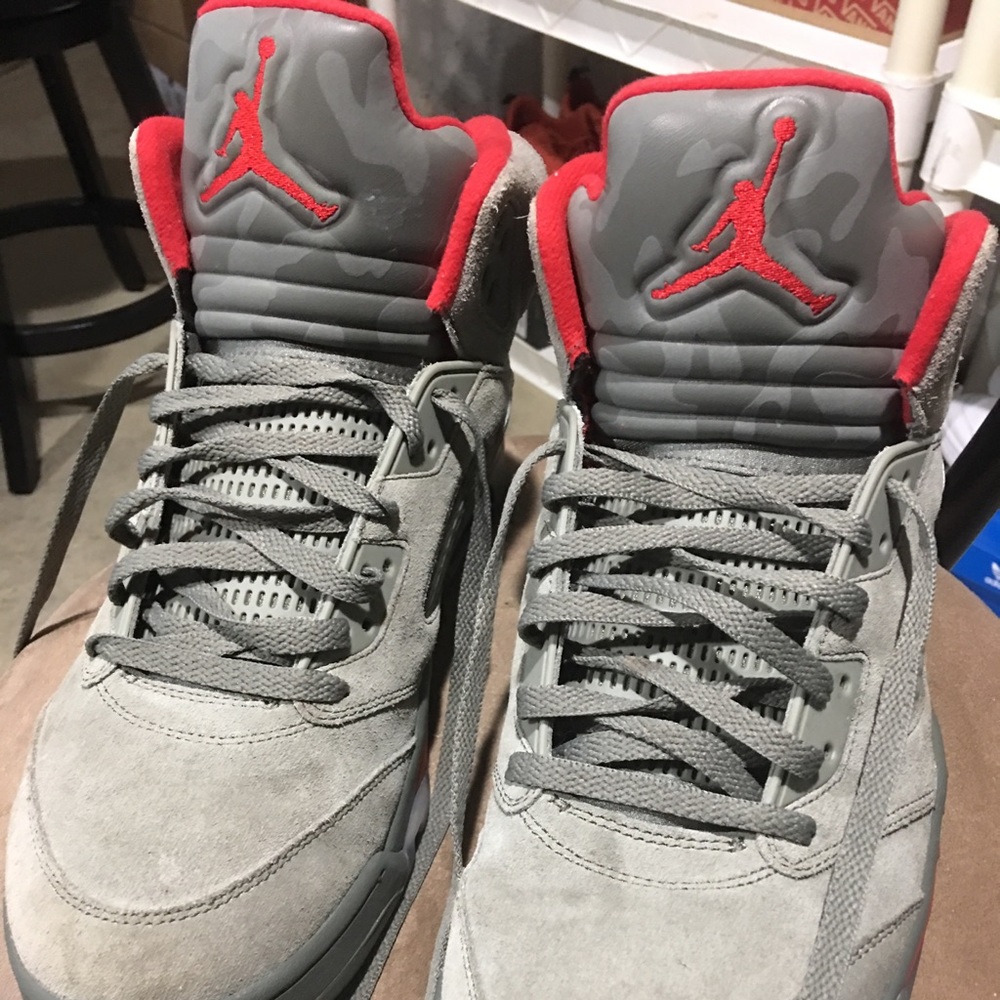 Air Jordan Retro 5 “Reflective Camo”- USED- SZ.13